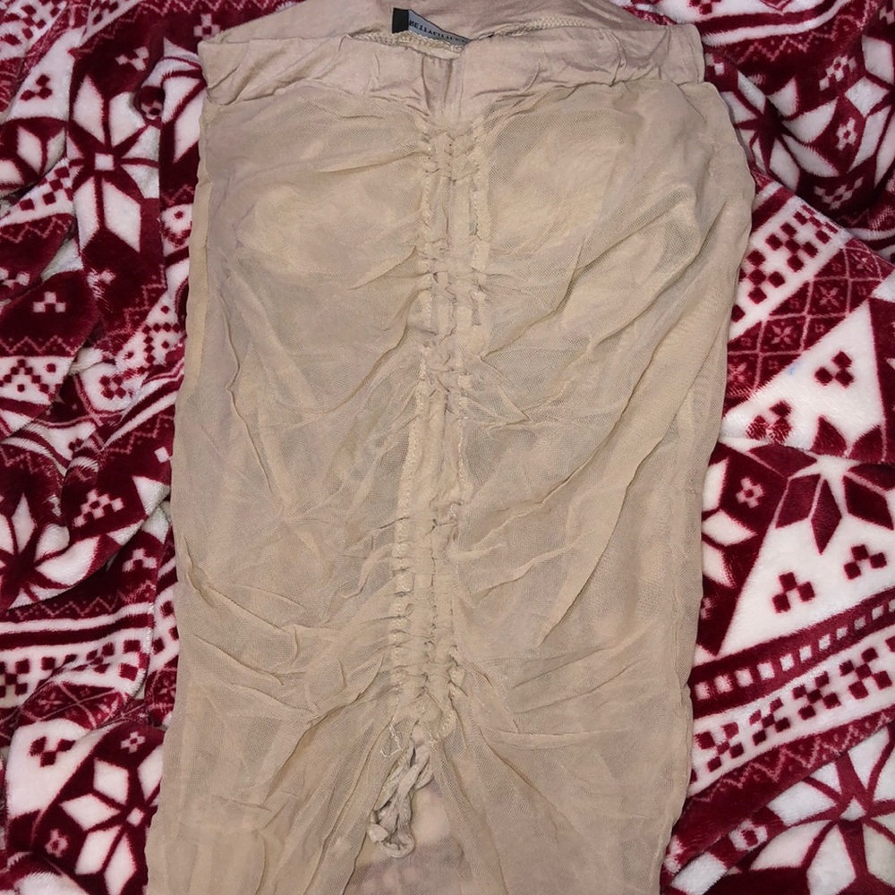 sheer skirt